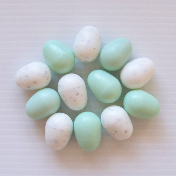 75 x Canary Dummy Egg Breeding Replacement Plastic Pale Blue Linnets Finches 
