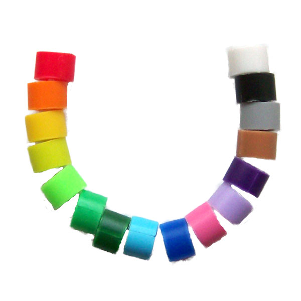 10pcs Mixed Color Alloy Bird Leg Bands – Closed Rings For Canaries, Budgies, Small Birds