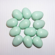 plastic dummy bird eggs green